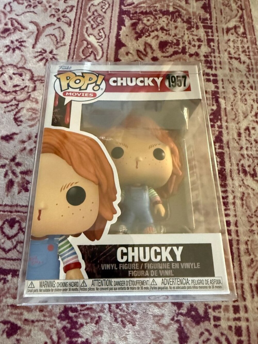 Funko Pop! Chucky with Bloody Nose #1957 Horror Vinyl Figure New w/ Protector